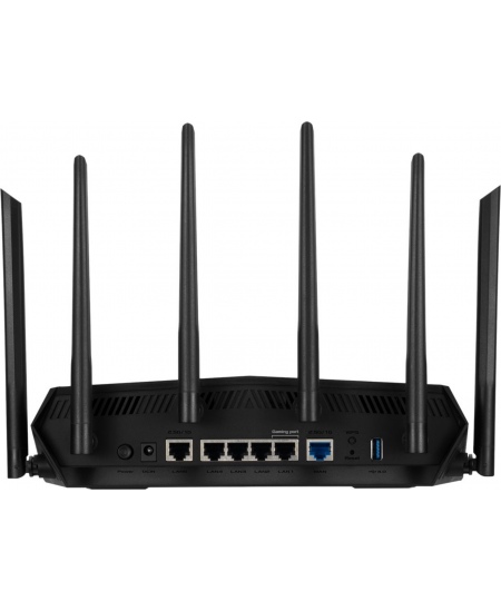 Dual Band WiFi6 Gigabit Router | TUF Gaming AX6000 | 802.11ax | 1148+4804 Mbit/s | 10/100/1000 Mbit/s | Ethernet LAN (RJ-45) por