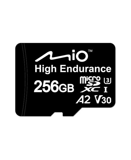 Mio High-Endurance | 256 GB | MicroSD | Flash memory class UHS-I
