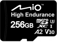 Mio High-Endurance | 256 GB | MicroSD | Flash memory class UHS-I
