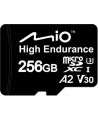 Mio High-Endurance | 256 GB | MicroSD | Flash memory class UHS-I