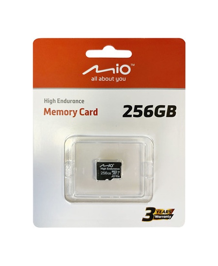 Mio High-Endurance | 256 GB | MicroSD | Flash memory class UHS-I