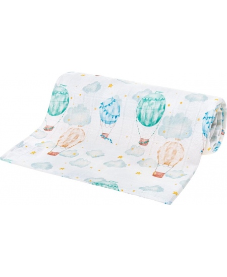 Bocioland bambukinis vystyklas 30X30 balionai BOC0349