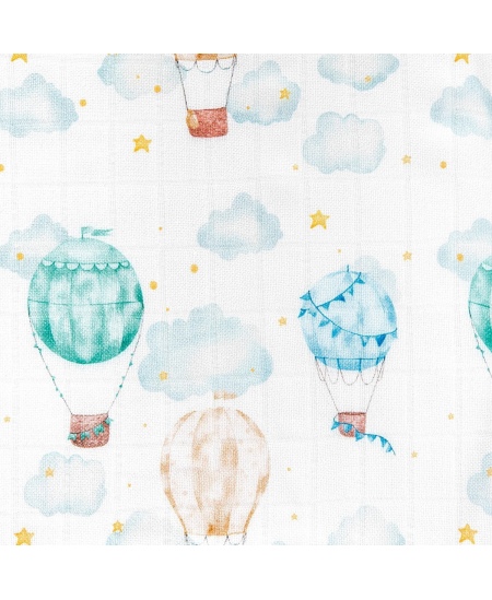 Bocioland bambukinis vystyklas 30X30 balionai BOC0349