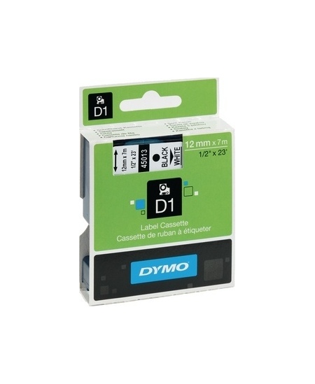 Dymo D1 45013 Juoda/Balta (S0720530), juostelė