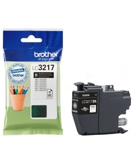Brother LC3217 (LC3217BK) Rašalinė kasetė, Juoda