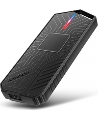AXAGON USB-C 10Gbps - M.2 NVMe and SATA SSD GAME M.2 box | EEM2-GAM