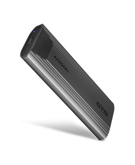 AXAGON USB-C 10Gbps - M.2 NVMe and SATA SSD THIN SCREWLESS box | EEM2-GTS2