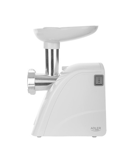 Adler AD 4803 Meat mincer, Power 800W, Bowl, Middle size sieve, Mince sieve, Poppy sieve, Plunger, Sausage filler | Adler