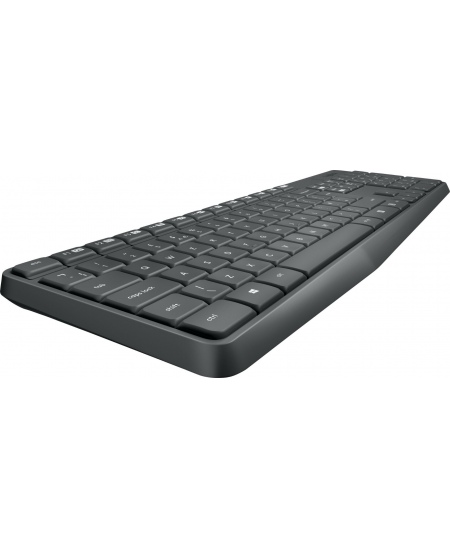Logitech | MK235 | Keyboard and Mouse Set | Wireless | Mouse included | Batteries included | US | Black | 475 g