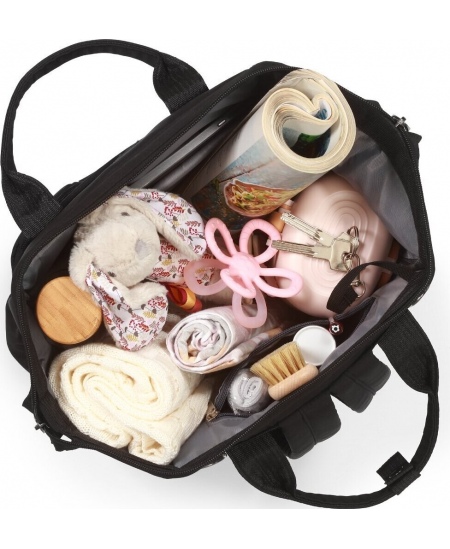 Babyono mamos kuprinė MODERN STYLE juoda 1649/01