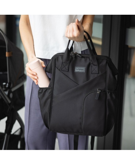Babyono mamos kuprinė MODERN STYLE juoda 1649/01