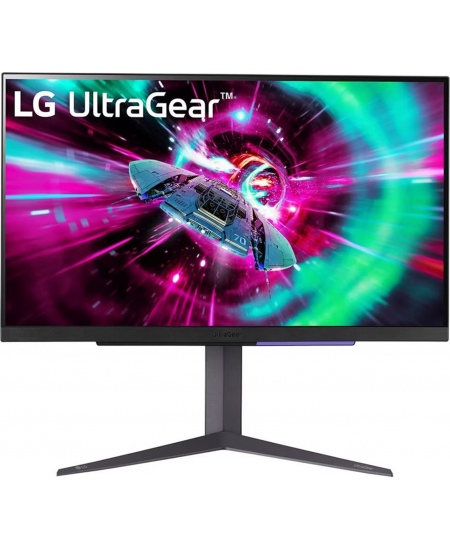 LG | UltraGear UHD Gaming Monitor | 27GR93U-B.AEU | 27 " | IPS | UHD | 16:9 | 144 Hz | 1 ms | 3840 x 2160 | HDMI ports quan