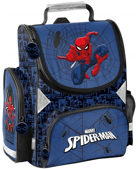 Kuprinė pradinukams PASO Spiderman, mėlyna