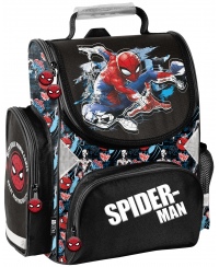 Kuprinė pradinukams PASO Spiderman, juoda