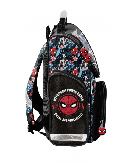 Kuprinė pradinukams PASO Spiderman, juoda