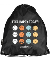 Maišelis sportinei aprangai PASO Smiley Feel Happy Today