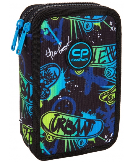 Penalas COOLPACK Skate Nigth, dviejų skyrių, užpildytas