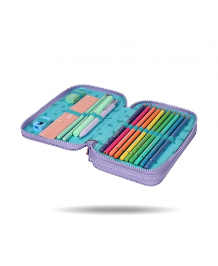 Penalas COOLPACK Disney Stitch Pastel, dviejų skyrių, užpildytas
