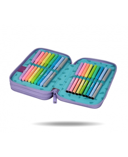 Penalas COOLPACK Disney Stitch Pastel, dviejų skyrių, užpildytas