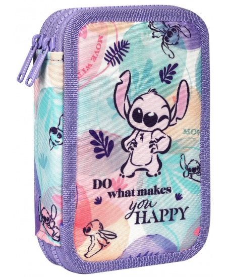 Penalas COOLPACK Disney Stitch Pastel, dviejų skyrių, užpildytas
