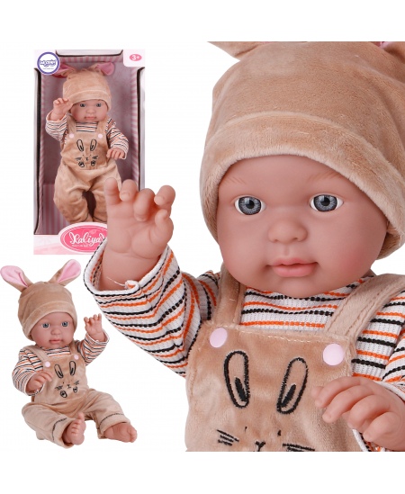 Lėlė su zuikio drabužiais WOOPIE, 46 cm