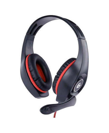 Gembird | Gaming headset with volume control | GHS-05-R | Built-in microphone | 3.5 mm 4-pin | Red/Black | Wired | Over-Ear