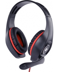 Gembird | Gaming headset with volume control | GHS-05-R | Built-in microphone | 3.5 mm 4-pin | Red/Black | Wired | Over-Ear