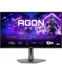 AOC AG326UD | 32 " | OLED | 165 Hz | 0.03 ms | 3840 x 2160 pixels | 250 cd/m² | HDMI ports quantity 2
