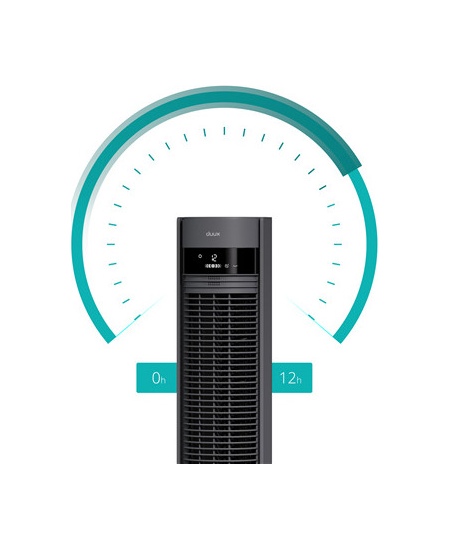 Duux Fan | Elevate | Tower Fan | Gray | Diameter 29 cm | Number of speeds 12 | Oscillation | 4-40 W