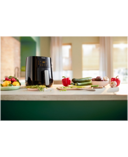 Philips Air Fryer HD9252/70 Power 1400 W, Capacity 4.1 L, Black/Silver