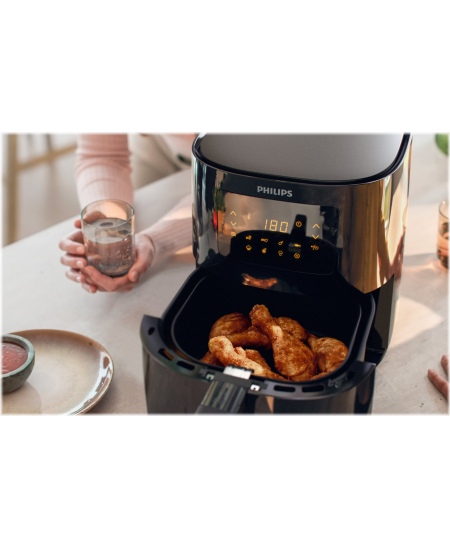 Philips Air Fryer HD9252/70 Power 1400 W, Capacity 4.1 L, Black/Silver