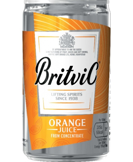 Gaivusis gėrimas BRITVIC Orange juice, 150ml, D