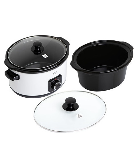 Adler | Slow Cooker | AD 6413w | 290 W | 5.8 L | Number of programs 3 | White