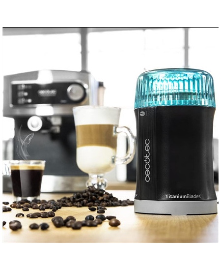 Cecotec Electric Coffee and Spices Grinder | TitanMill 200 | 200 W | Coffee beans capacity 50 g | Number of cups 10 pc(s)