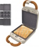 Cecotec Sandwich Maker | Rock'nToast Retro One Beige | 700 W | Number of plates 3 | Beige