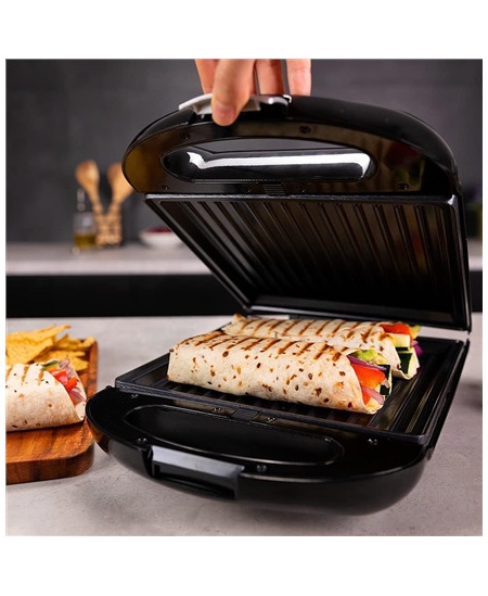 Cecotec Sandwich Maker | Rock'nToast Family 3in1 | 1500 W | Number of plates 3 | Black