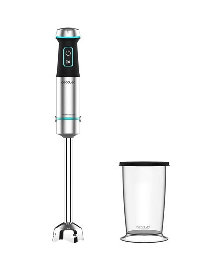 Cecotec Hand Blender | Power TitanBlack 1200 XL | Hand Blender | 1200 W | Number of speeds Adjustable | Turbo mode | Stainless s