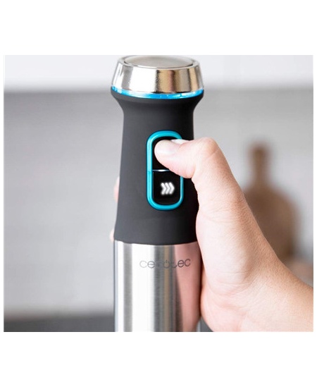 Cecotec Hand Blender | Power TitanBlack 1200 XL | Hand Blender | 1200 W | Number of speeds Adjustable | Turbo mode | Stainless s