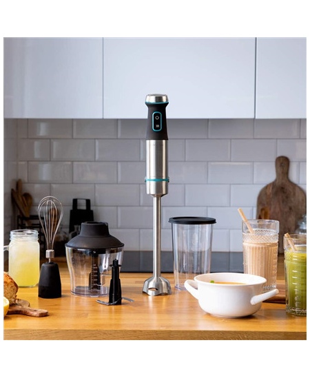 Cecotec Hand Blender | Power TitanBlack 1200 XL | Hand Blender | 1200 W | Number of speeds Adjustable | Turbo mode | Stainless s
