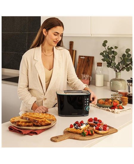 Cecotec Toaster | Toast&Taste Double B | Power 650 W | Number of slots 2 | Housing material Stainless steel