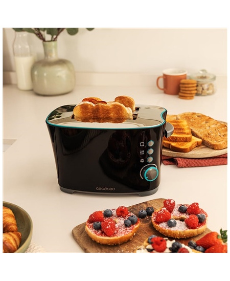 Cecotec Toaster | Toast&Taste Double B | Power 650 W | Number of slots 2 | Housing material Stainless steel