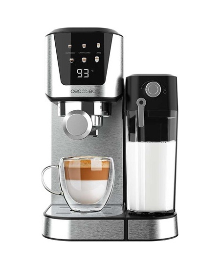 Cecotec Coffee Maker | Power Espresso 20 Cream | Pump pressure 20 bar | Built-in milk frother | Semi-automatic | 1350 W