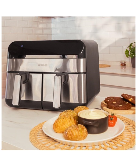 Cecotec Air Fryer | Cecofry Advance 9000 Inox | Power 2800 W | Capacity 9 L