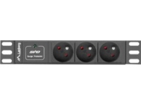 Lanberg Power Distribution Unit (PDU) 10" 1U 16A 2m 3x French Outlets | PDU-03E-0200-BK