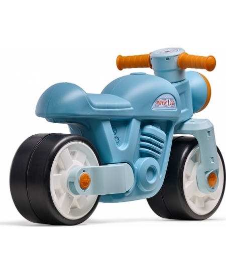 FALK Jeździk Biegowy Ciche Koła Motor Prem1er Retro Niebieski 1+