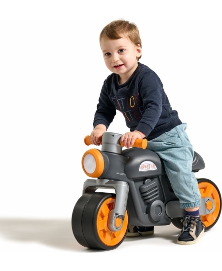 FALK  Jeździk Biegowy Ciche Koła Motor Prem1er Retro Czarny 12m+