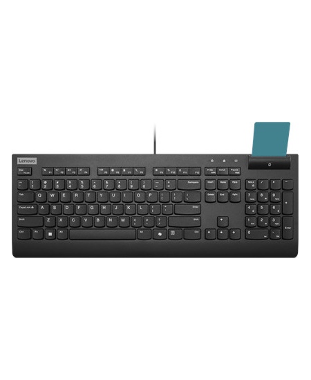 Lenovo Smartcard II | Keyboard | Wired | Estonian | Black | USB-A | Plunger type switch