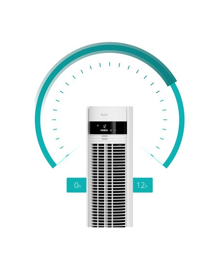 Duux Fan | Elevate | Tower Fan | White | Diameter 29 cm | Number of speeds 12 | Oscillation | 4-40 W