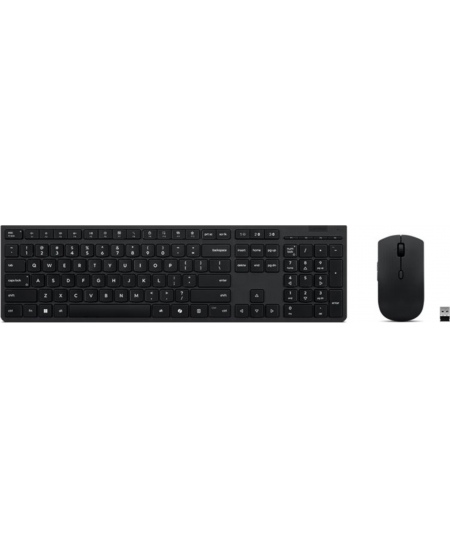 Lenovo Professional | Keyboard and Mouse Combo | Wireless | Russian/Cyrillic | Black | 2.4 GHz, Bluetooth