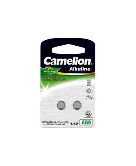 Camelion AG9/LR45/LR936/394, Alkaline Buttoncell, 2 pc(s)